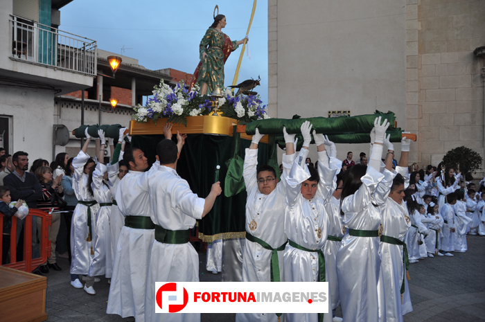 III Procesión infantil de la Cofradía de San Juan Evangelista en la Semana Santa de Fortuna 2013
